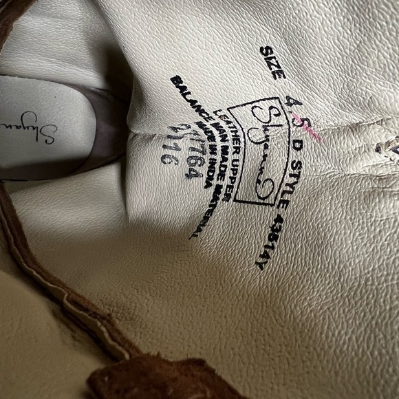 Shyanne Girls Double Fringe Cowboy Boot Snip Toe Size 4.5 - Picture 7 of 8